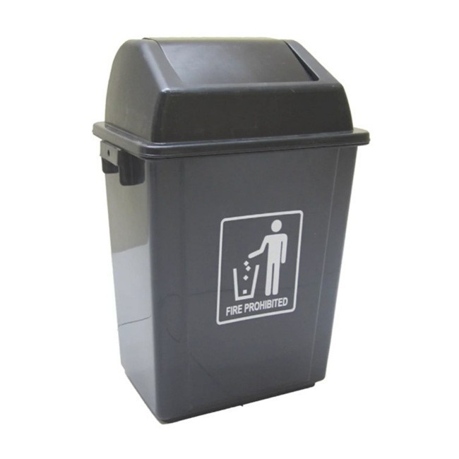 20L Plastic Recycling Bins with Swing Lids3