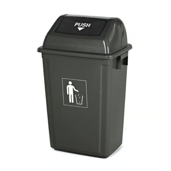 20L Plastic Recycling Bins With Swing Lids